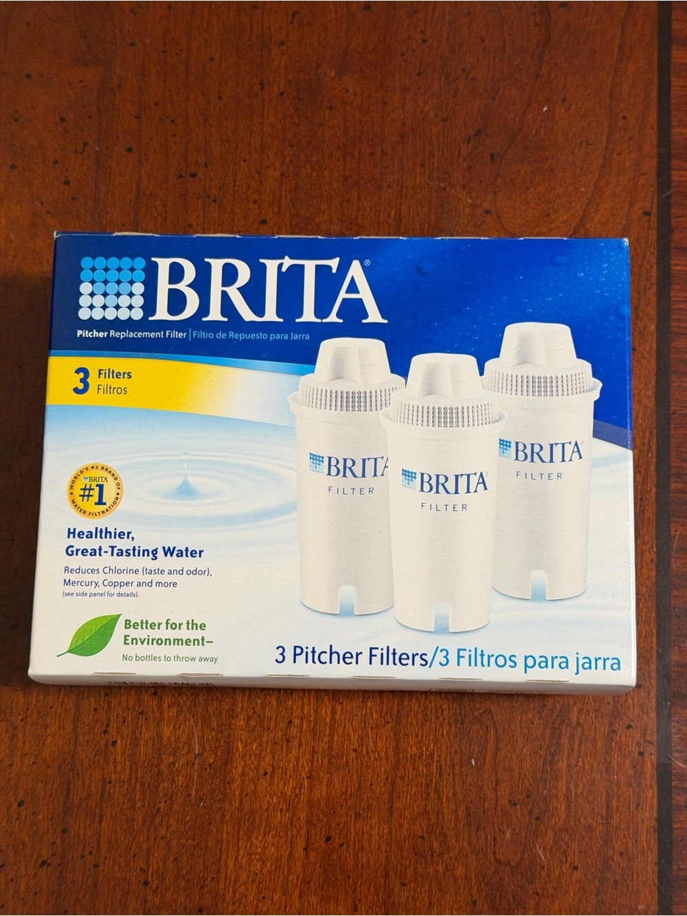 New BRITA Pitcher Replacement Filters - White (3 Pack)